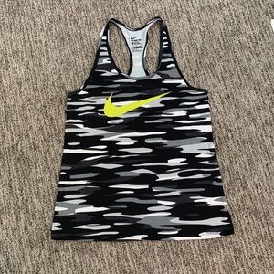 Black and white camo Nike Tank top